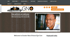 Desktop Screenshot of gnoeyecare.com